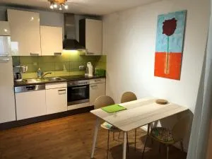 Für aktive Reisende mein Aparthotel Ochsenfurt mit Terrasse, ideal for long stay, relocation - Gaukönigshofen