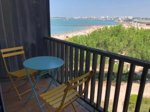 Vue mer et plage appartement Les Minimes