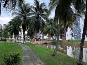 Swimming pool condo near beach, 2 bedrooms aircon