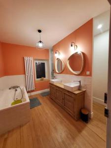 Maison dans le parc des volcans