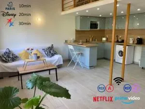 Maison cosy près Paris & Disney - 讷伊-普莱桑斯