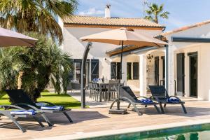 Villa Margot, magnifique piscine et plage à 500m