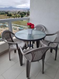 A metros de la playa