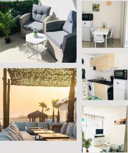 studio cosy et moderne au couchant situé 150m de la plage -avec PARKING GRATUIT PRIVE - 25m2 - climatisé - balcon - wifi gratuit