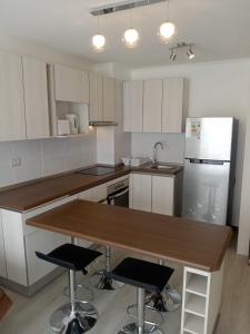 A metros de la playa