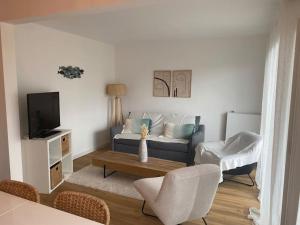 Appartements Grand T4 - 6 couchages pres du lac de Soustons face aux arenes : photos des chambres