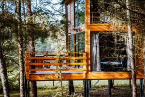 Wood Land Liswarta domki w drzewach