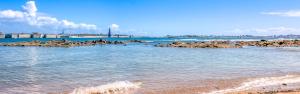 Appartements REF 236 - LARMOR-PLAGE type 2 avec 3 balcons pleine vue mer et au pied du centre : photos des chambres