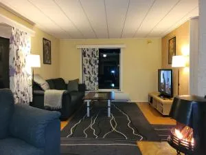 Fargerik retro enebolig,parkering på stedet! - Vikhammer