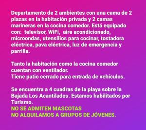 Rutac Departamentos Las Grutas