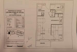 2 pièces vue dégagée à Saint-François-Longchamp