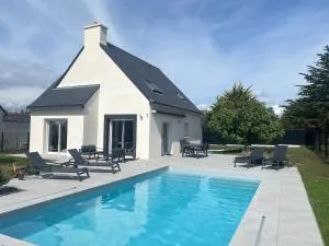 Maison Ty Rhuys avec piscine - Le Tour-du-Parc