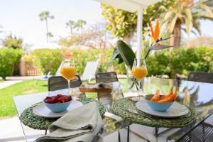Villa Guerrero - Terraza y acceso a piscina común