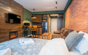 New Gudauri Sweet Apartment With Fireplace and view The Gondola Lift