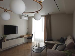 Apartments with an impressive terrace on the roof of the house