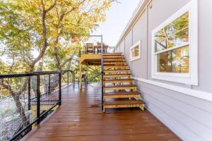 Walnut Horizon Tiny Home With Observation Deck