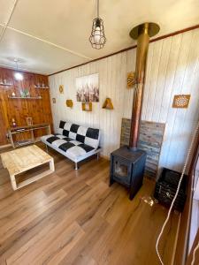 Cabaña pucon centro, con tinaja