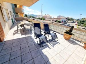 Apartamento Duna - terraza con vistas al mar