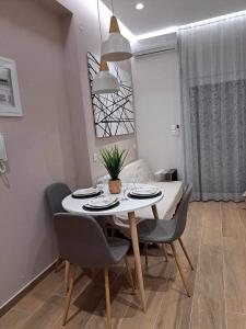 Eclectic Studio with Stone