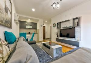 Among the pine trees