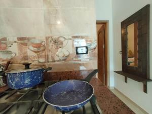 behind the blue door