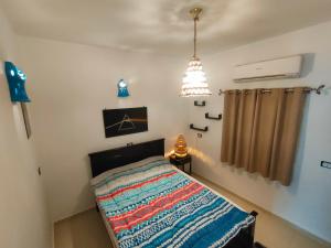 behind the blue door