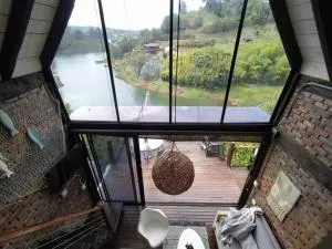 Cabaña con jacuzzi y acceso al embalse - Portum I - La Pradera