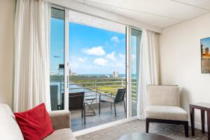King Suite with Balcony and Waterway View room in GALLERYone - a DoubleTree Suites by Hilton Hotel