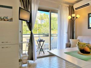 Studio cosy avec coin nuit, climatisation, animaux admis, centre-ville - 4 pers - FR-1-251-579