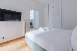 Serene ground floor apartment in Gkyzi