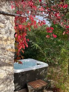 LAmourier en Cévennes, suites romantiques avec Jacuzzi privatif ou baignoire ronde Terrazzo
