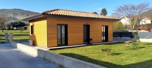 Chalets Le Spa du Verger de Firmin - jacuzzi interieur prive : Chalet 1 Chambre