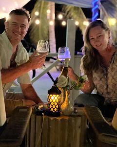 Casa rosada beach front