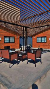 مجمع اكواخ عباره عن 8 اكواخ و حديقه مشتركه للنزلاء Diriyah clouds خدمه ذاتيه Entry ذاتي سكن ريفي