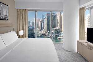 Premier Marina View Suite, King bed, Sofa bed, Club lounge access with Breakfast, Lunch & Dinner, 4PM Late checkout, Including direct access to Dubai Marina Mall & Marina Walk    room in Address Dubai Marina
