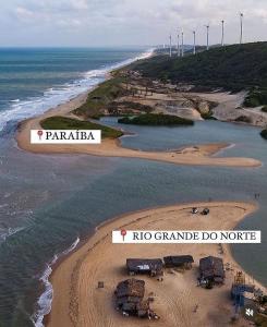 Paz, arte, beleza e natureza na praia de Sagi