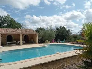 Cottage with swimming pool, pool house and view ! - Dévillac