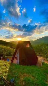 Chalé Cachoeira do Túnel- Linda vista da Serra da Mantiqueira - Marmelopolis