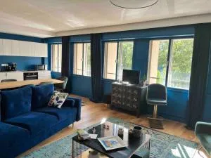 Appartement spacieux 2 chambres avec vue sur le Rhône et parc - 卡威尔奎