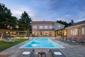Villa Green Frame in Cental Istria for families with playground and wellness - Butkovići