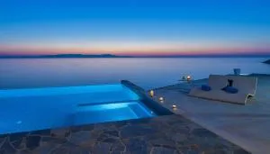 Luxury seafront design villa Akrotiri (owner listing) - Tersanas