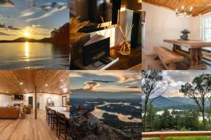 Glamp House Lake and Mountain Views Hot Tub by Hiawassee Glamping