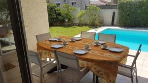 Villa 8 personnes avec piscine privative Secteur Golf- Proche Plage - Climatisation