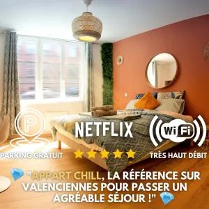 Appart Chill & Free - Proche Centre Valenciennes - Parking Gratuit - Anzin
