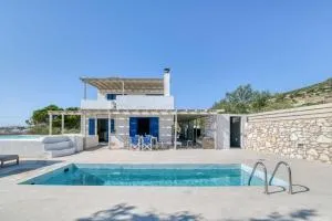 villa paradisia private swimming pool and jacuzzi - 帕罗斯岛