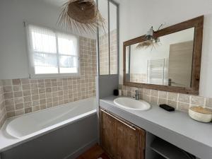 Maisons de vacances ALIZE grande maison avec piscine chauffee : photos des chambres