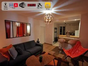 Appt 2 pièces 4 pers à 18 mn du château de Versailles - 布吉瓦尔