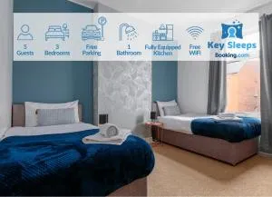 Spacious & Unique Family and Contractor House & Parking & A1 Road - 斯托克罗奇福德