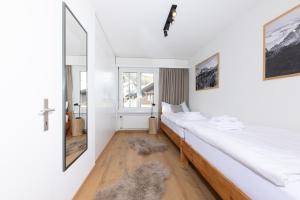 Modern crossing apartment facing Piz Rosatsch