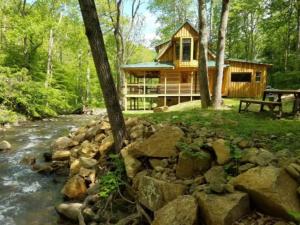 Log Cabin on the River